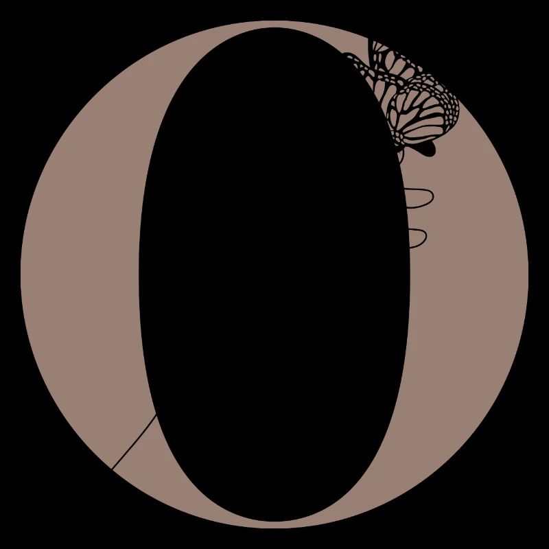 letter o magic butterfly