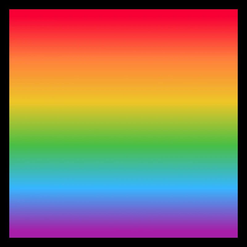 Rainbow flag gradient