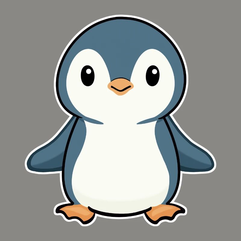 PINGOUIN OISEAU ANTARCTIQUE PÔLE SUD BÉBÉ GLACE DANDINEMENT