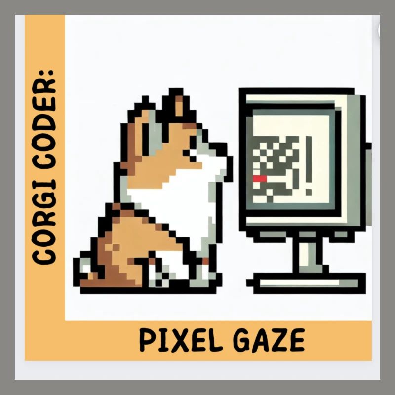 Corgi Coder: Pixel Gaze