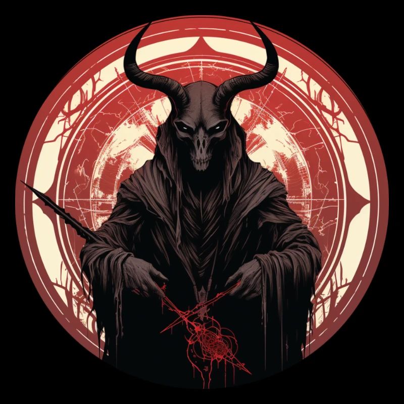 Demon Hunter Devil Round Design