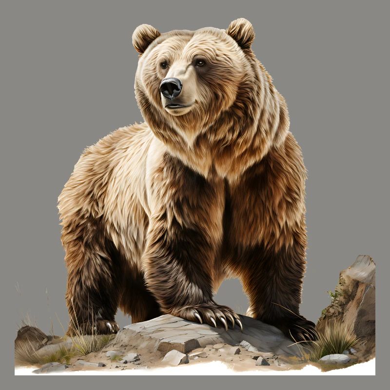 Brown bears are large, formidable predators