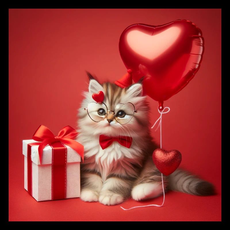 Ein süßes Kätzchen - Valentinstag