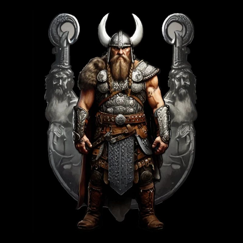 Wikinger Krieger Walhalla