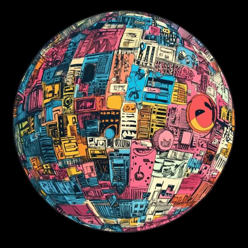 Retro-Future Sphere: Technicolor Vision!