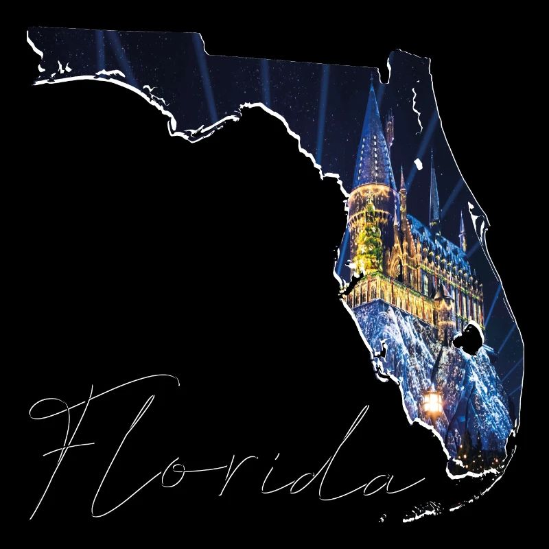 Universal Studios in Florida State Map FL
