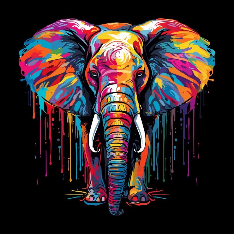 Colorful elephant