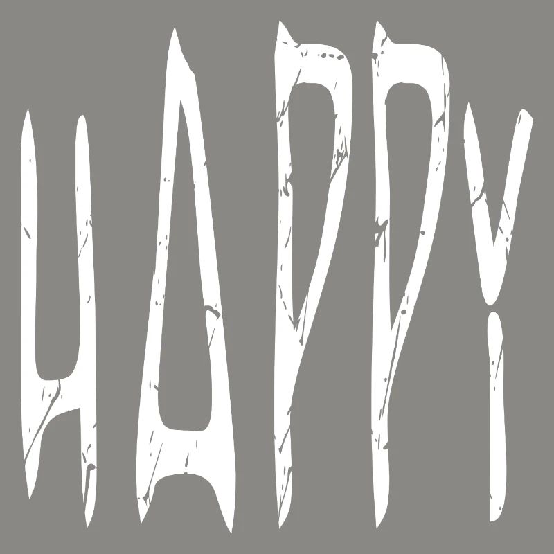 Joy Rough Typographic Pattern