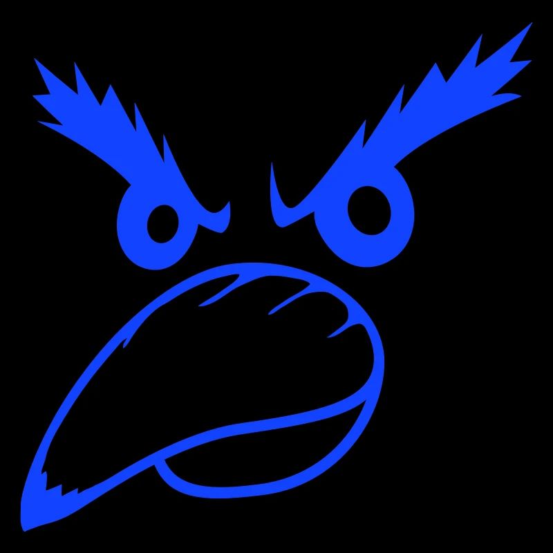 Raven Bird Peeps Evil Cool Funny Comic Humor Fun