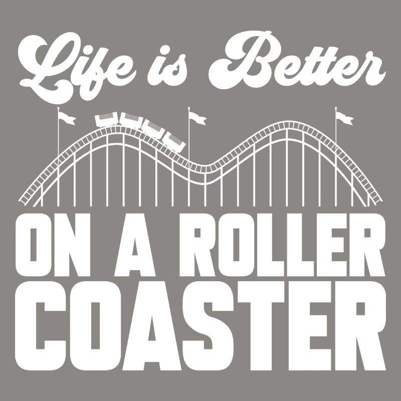 Achterbahn Rollercoaster Freizeitpark