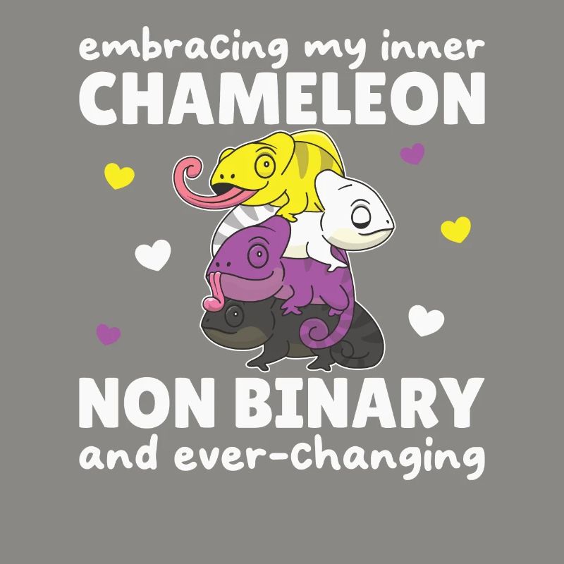 Nonbinary Chameleon Flag Pride LGBTQ Non Binary