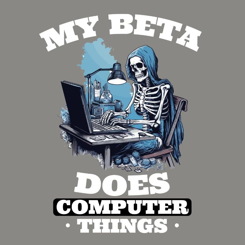 Mein Beta macht Computerdinge Programmierer
