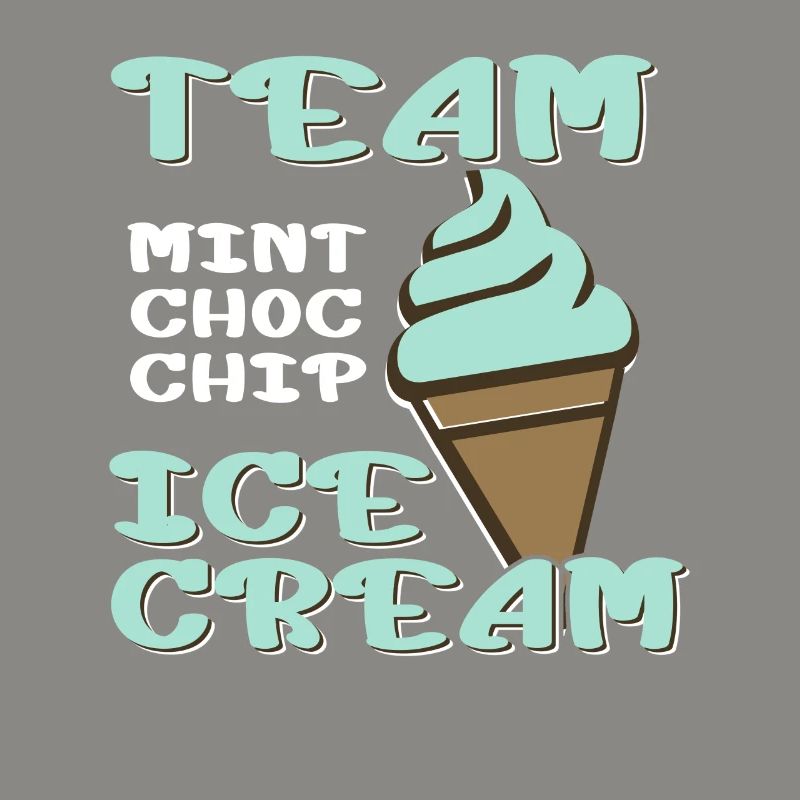 Team Mint Choc Crème glacée Cornet Crème glacée Crème glacée
