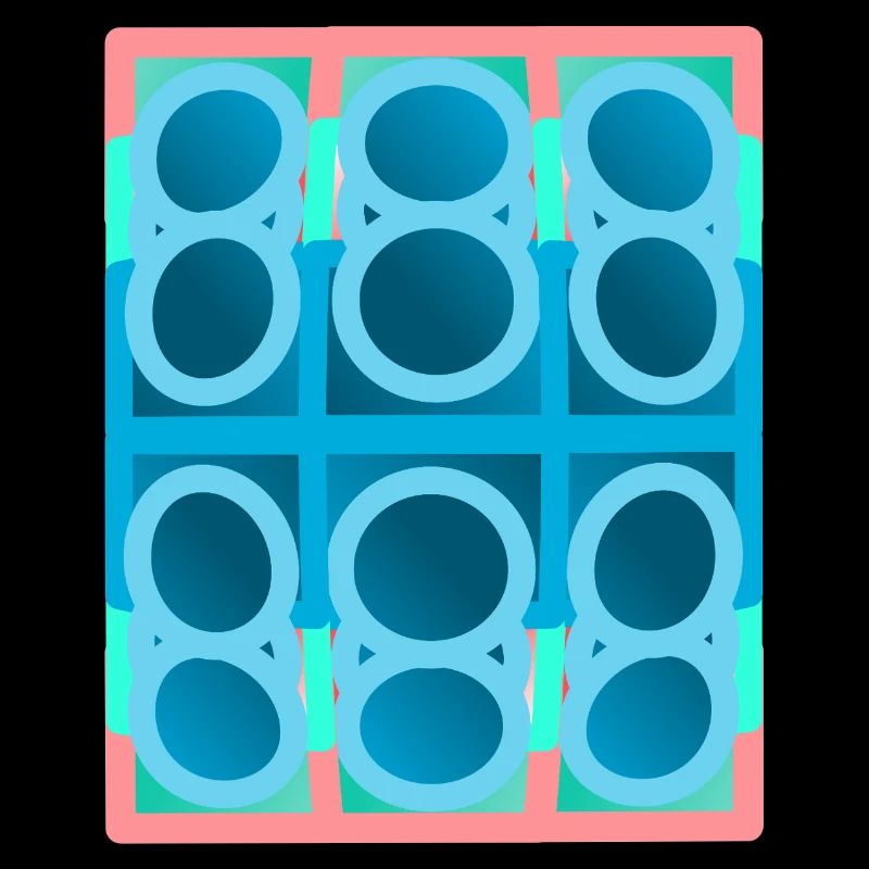 blue pattern, graphic art