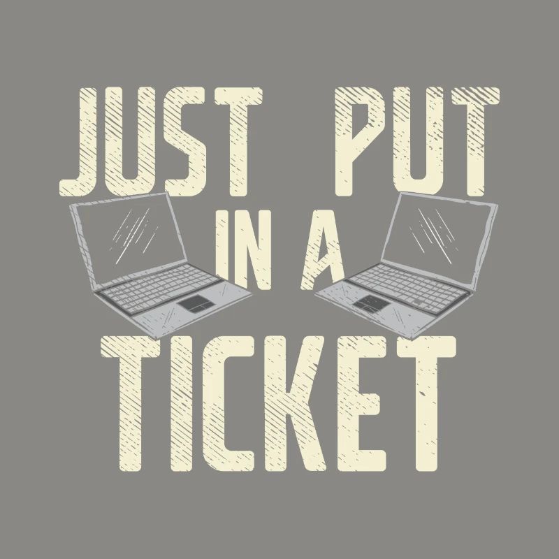 Mettez simplement un ticket pour le service d'assistance et le support technique