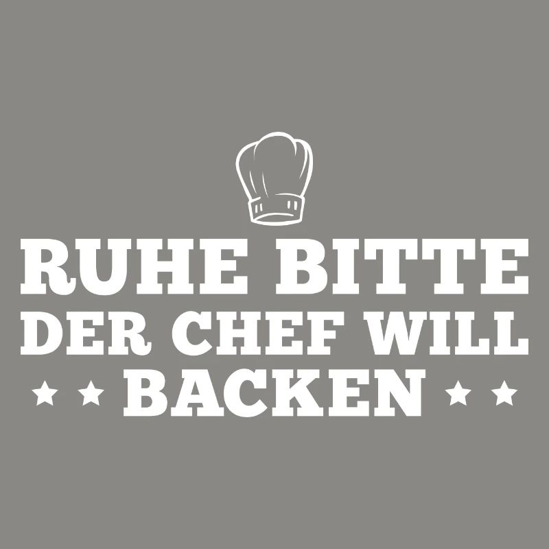 Bäcker Der Chef will backen