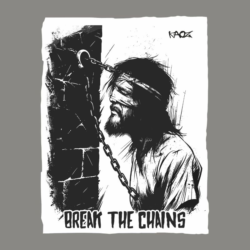 Suffering man, break the chains