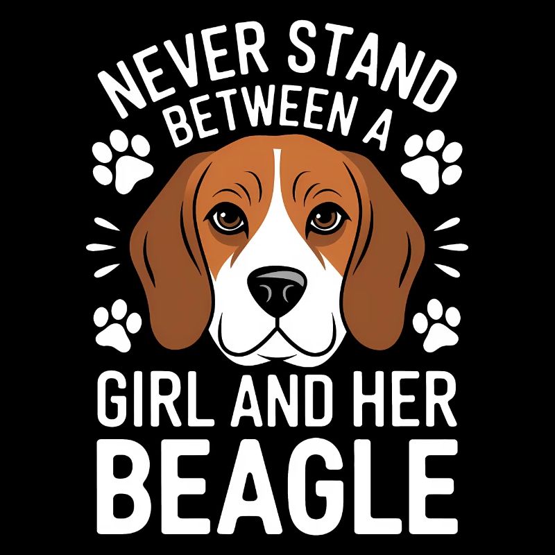 Beagle Mädchen Hunde Lustiges Beagle Geschenk