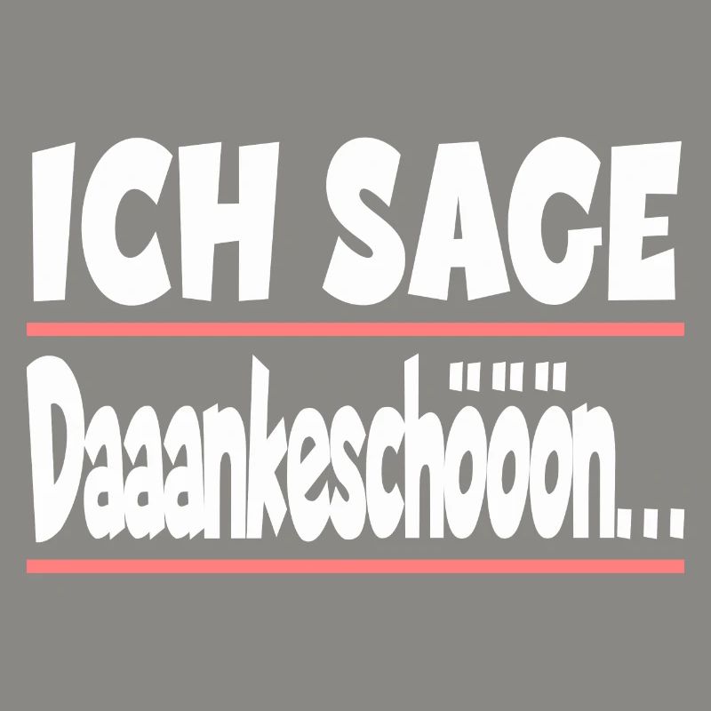 Ich sage Dankeschön für einen Kollege oder