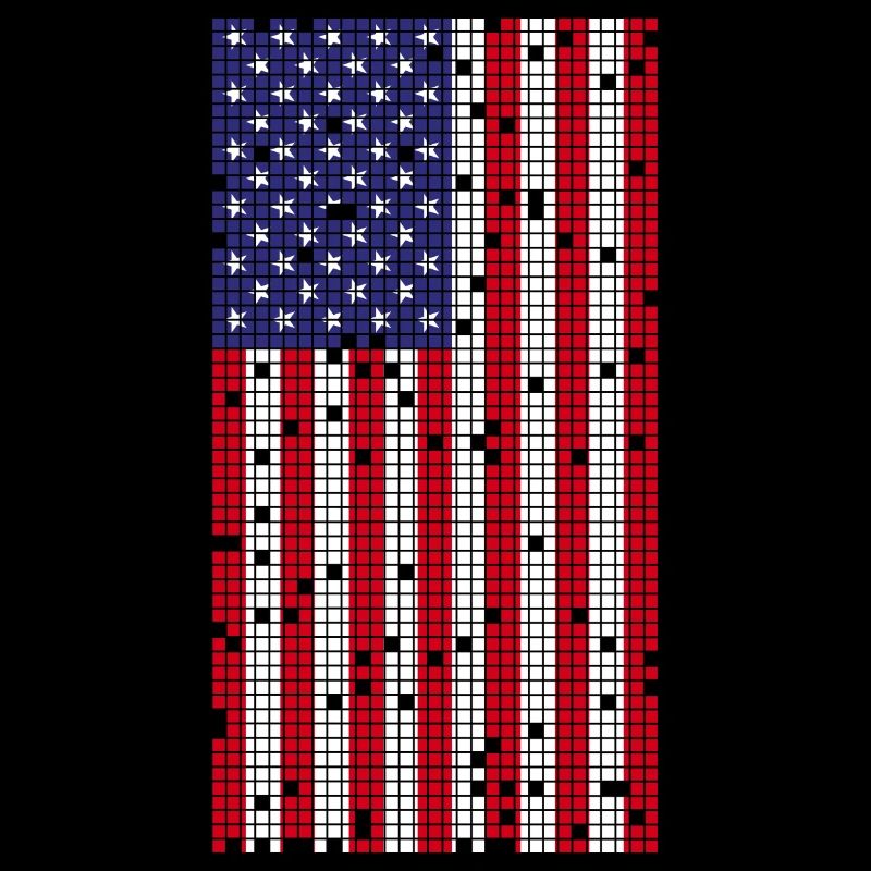 8Bit Retro July 4 USA