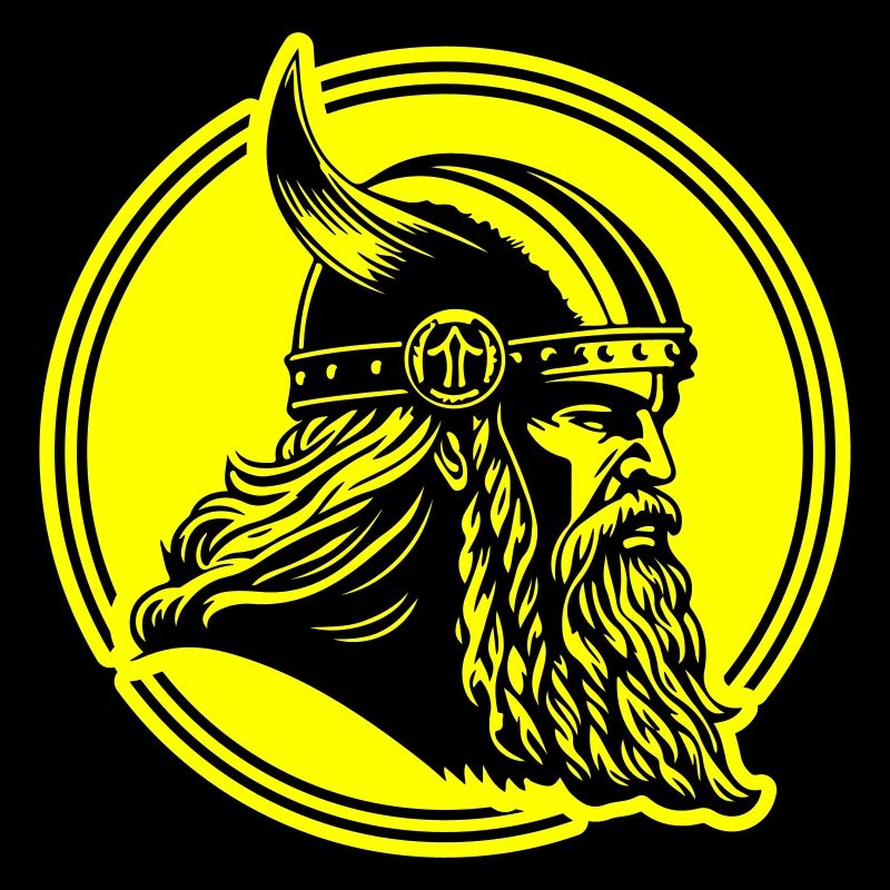 Wikinger Kopf Krieger Viking