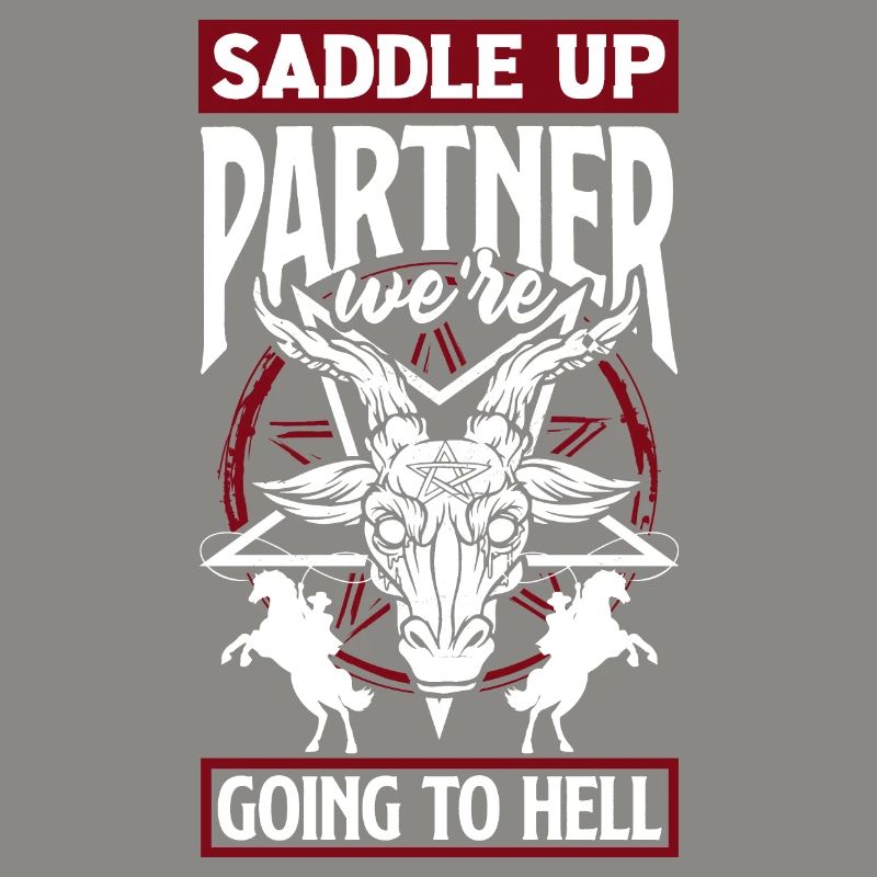 Saddle up, partner, we're going to hell Dark