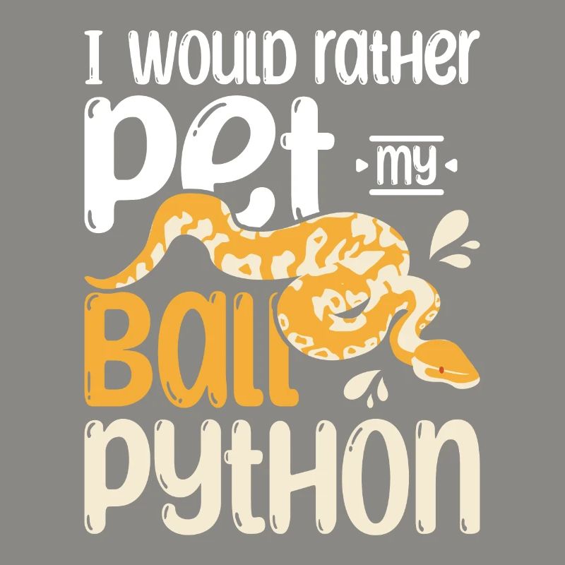 Je préfère caresser mon python royal