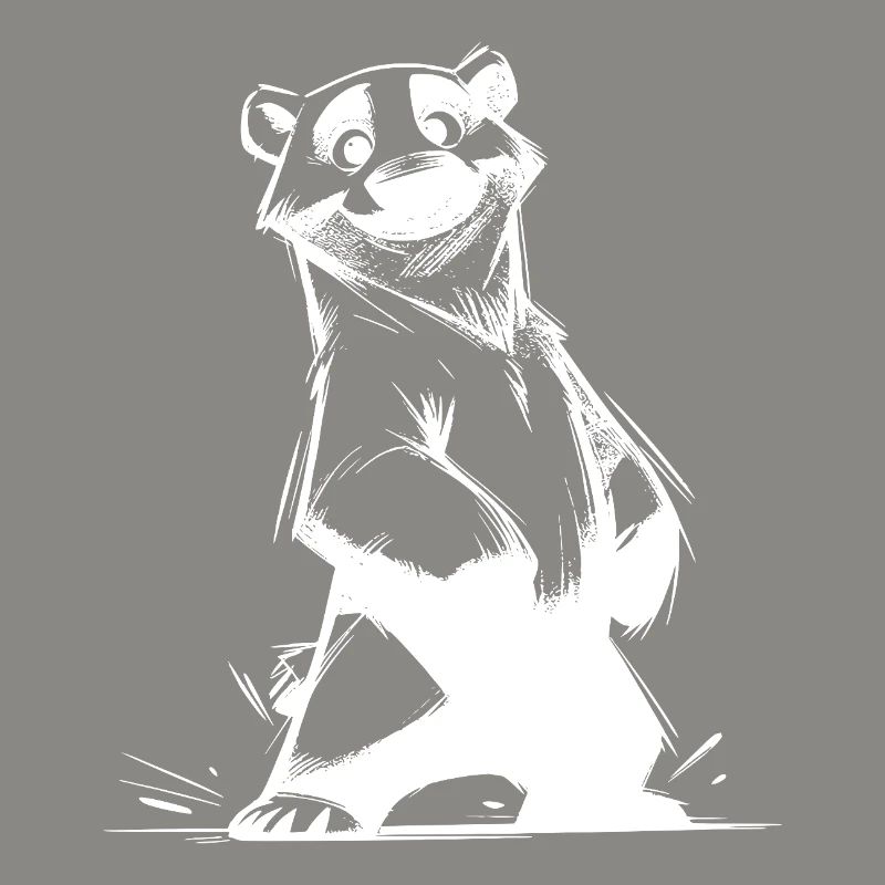 Cute bear comic darling with cuddle factor