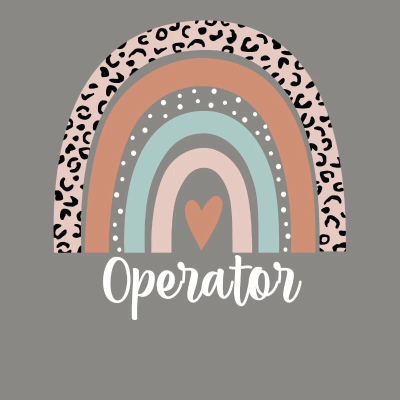 Operator Rainbow Leopard Funny Operator