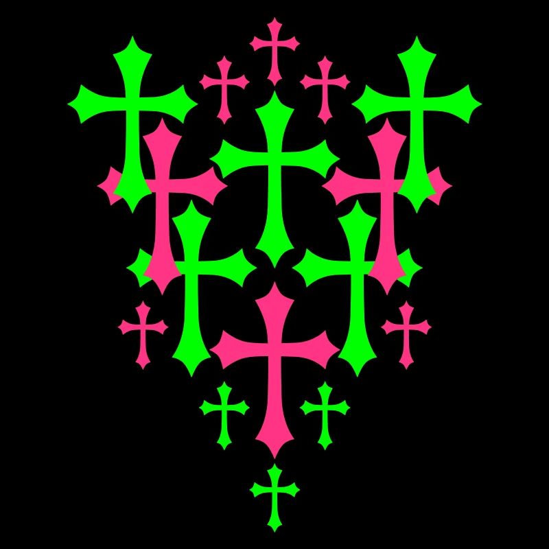 03 Pattern Gothic Crosses
