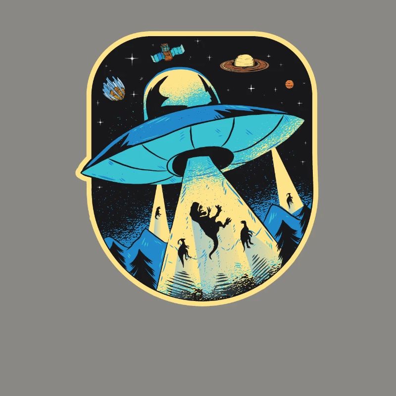UFO Dinosaur, Alien Abduction