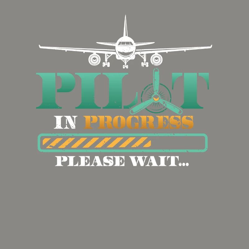 Pilot in progress, please wait, aircraft training