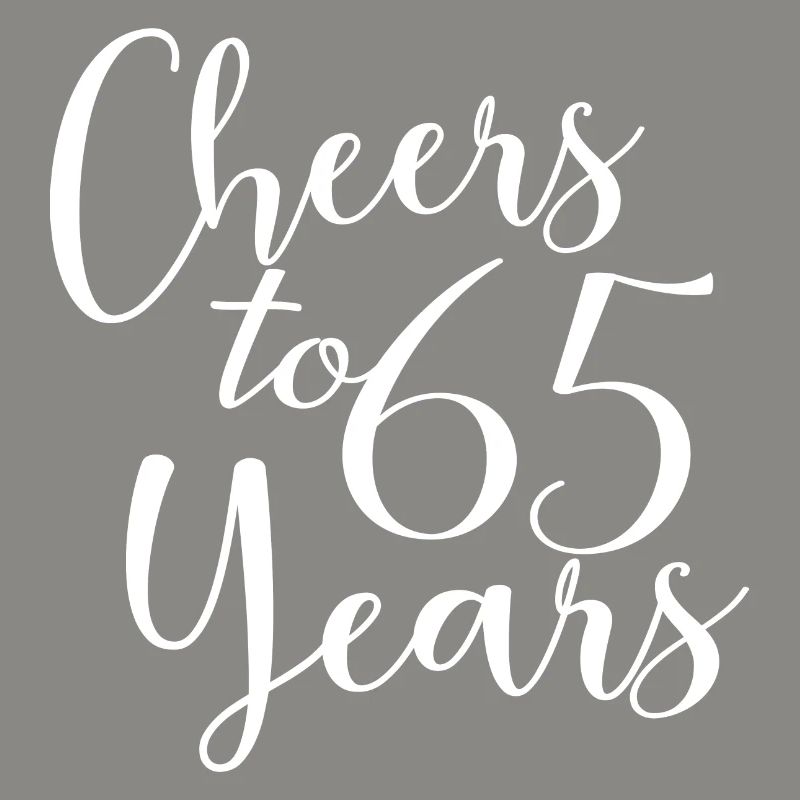 Vive 65 ans 65e anniversaire