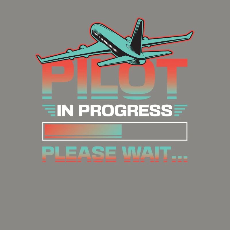 Pilot In Arbeit, Bitte Warten, Flugzeugtraining
