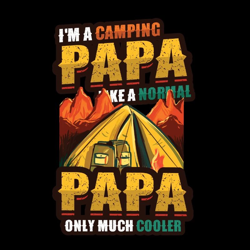 Camping Papa, feu de camp