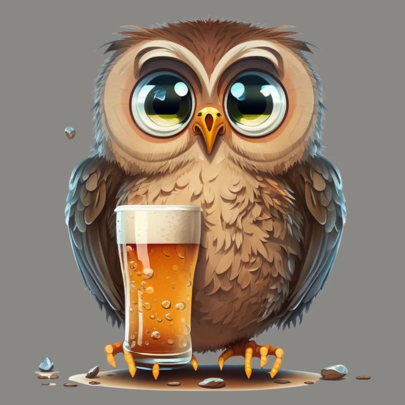 Süße Bier Eule