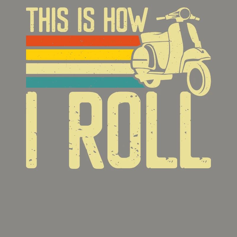 Roller Rollerfahrer Motorroller