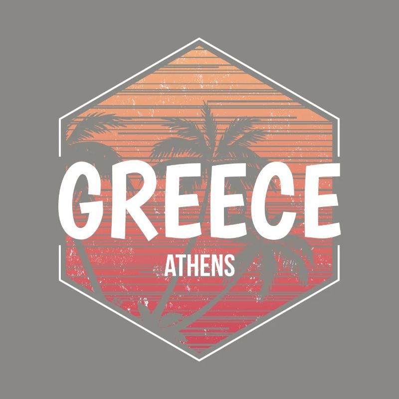Souvenir de vacances à la plage d’Athènes
