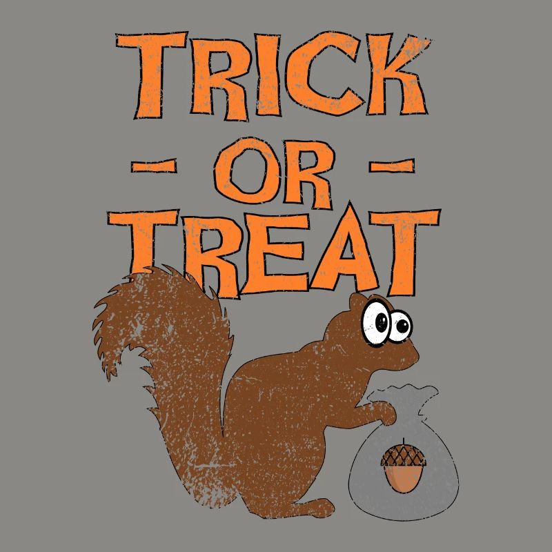 Halloween Eichhörnchen, Süßes oder Saures