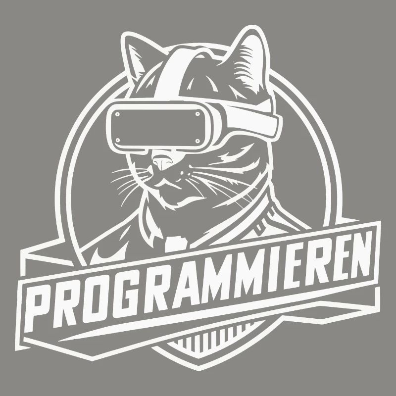 Coder-Katze Lustig Programmieren Geek Geschenk