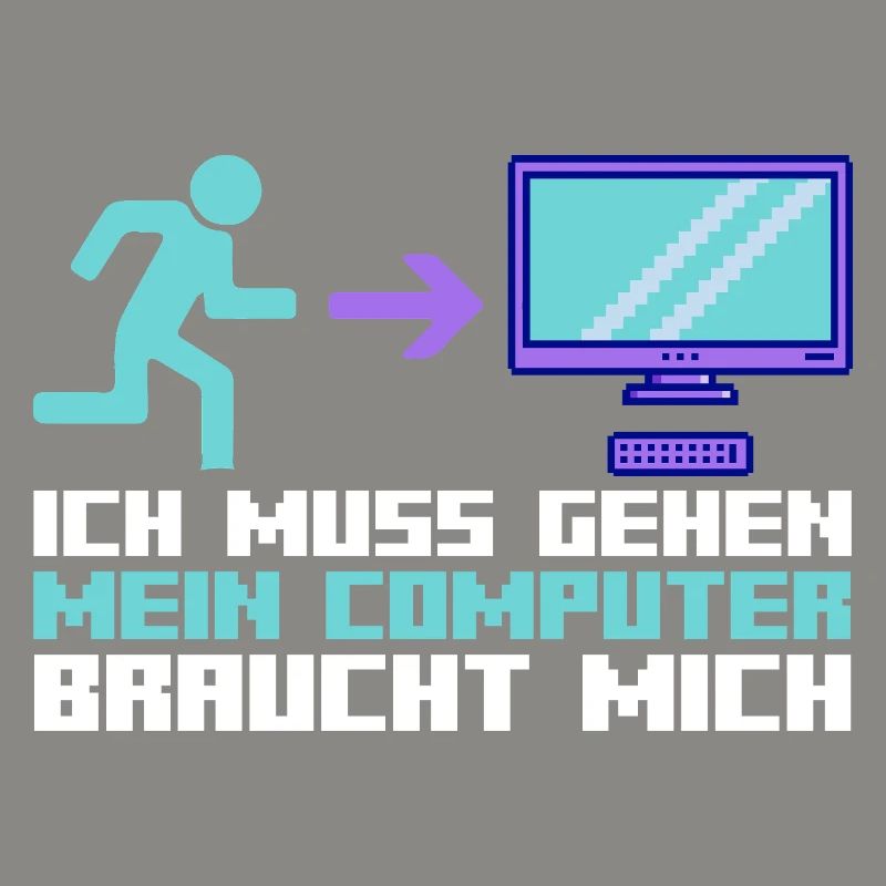 Computer Zocker Programmierer Administrator Gamer