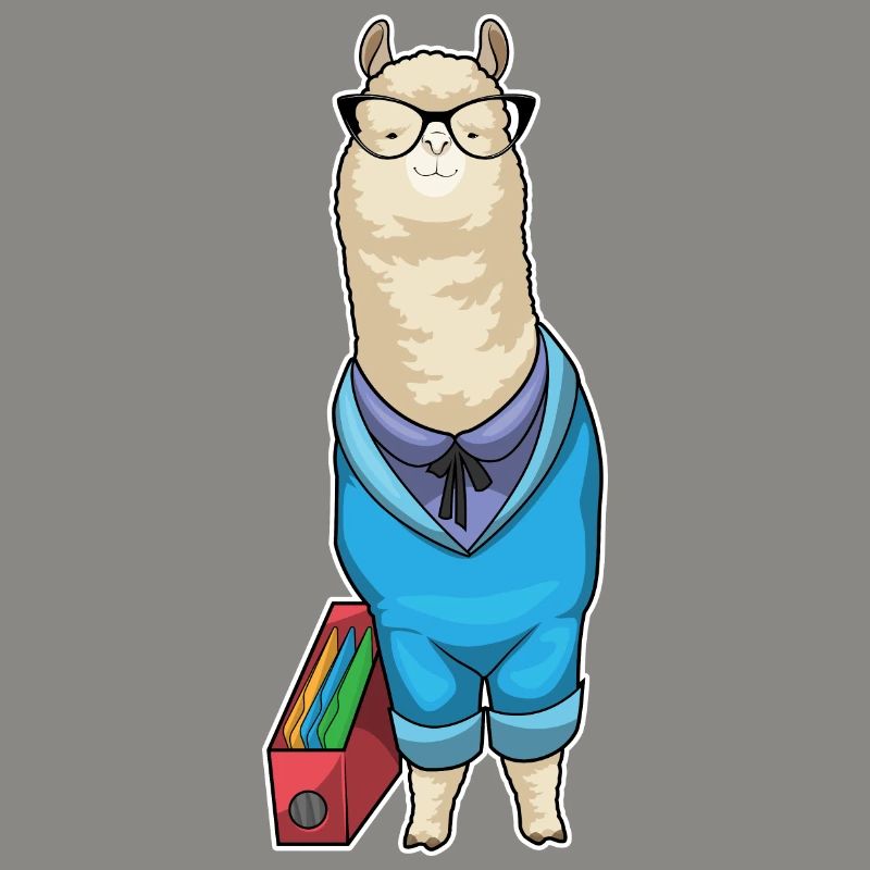Alpaca Secretary Folder Office
