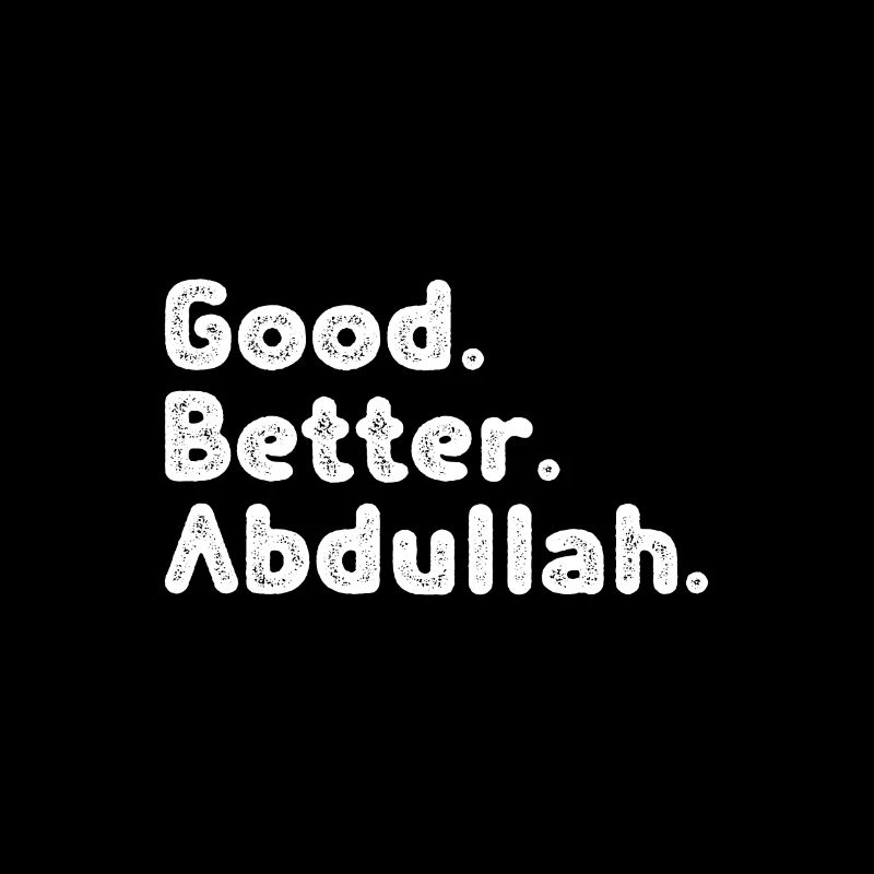 Les mecs cool s’appellent abdullah