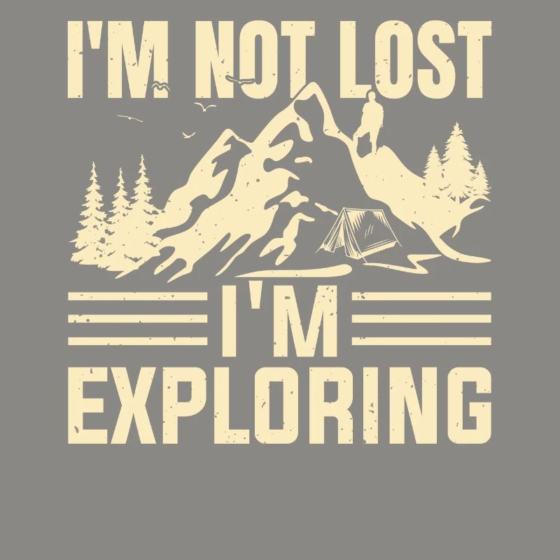 Je ne suis pas perdu J’explore Camp Camper Camping
