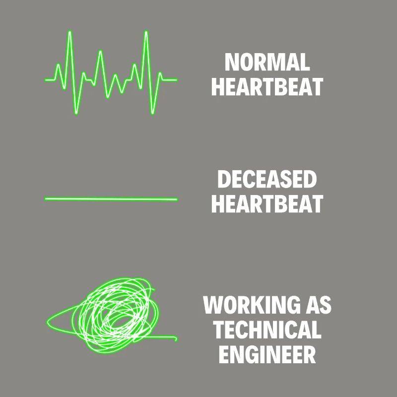 Technical Engineer Worker Funny Technical Engineer