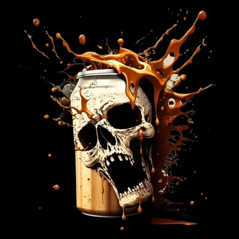 Explosion de bière Skull