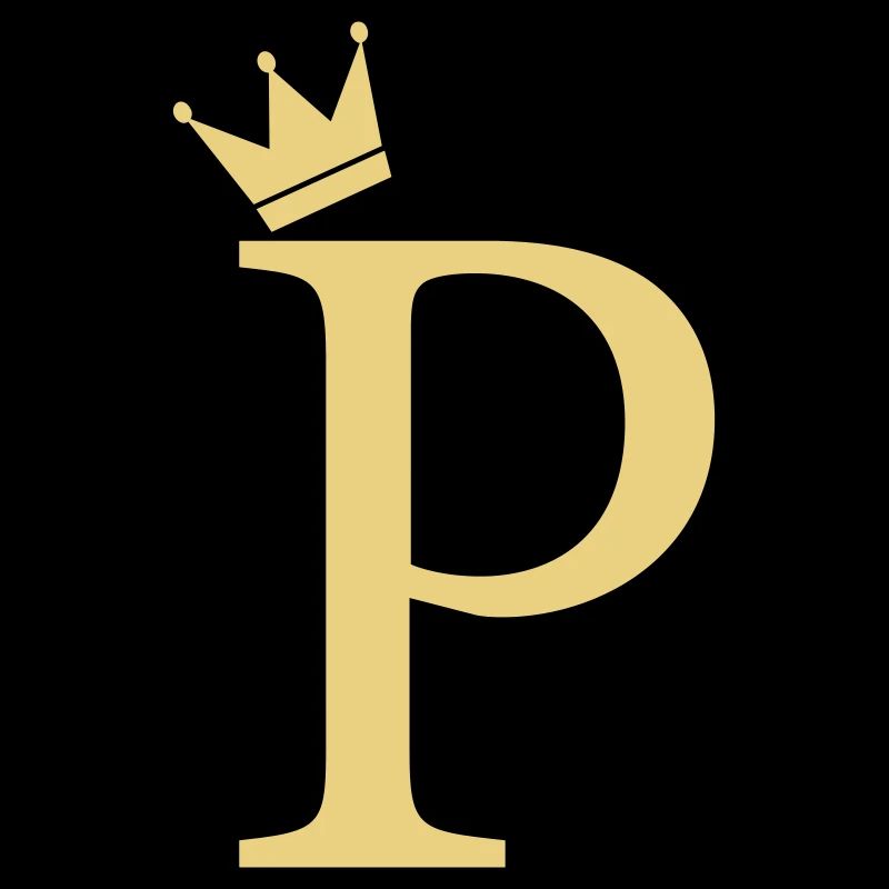 P Monogram Crown