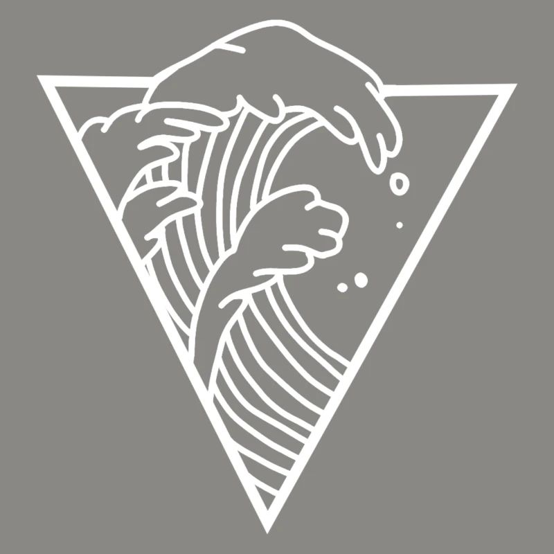 Vagues mer triangle
