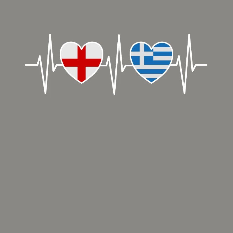 Angleterre et Grèce Drapeaux hellas grecs