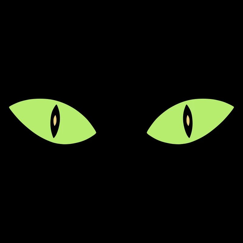 ★ Designfarben änderbar ★ Zwei Katzenaugen